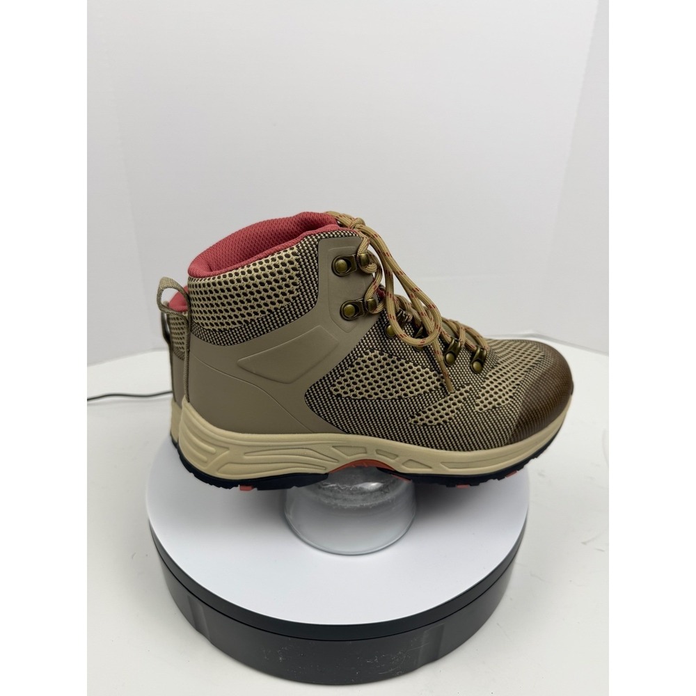 Propét Women's Orthopedic Mid Hiking Boots Ankle Support Brown Pink 10 X (2E) - Picture 7 of 17